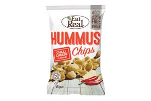 Eat Real Chipsy Hummus, chilli a sýr 45 g