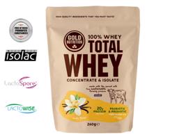 Gold Nutrition Total whey protein vanilka 260 g