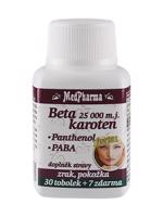 MedPharma Beta karoten 10.000 m. j. + panthenol + PABA 37 tab.