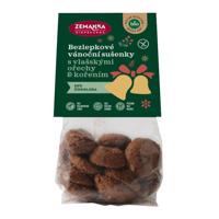 Biopekárna Zemanka Bezlepkové vánoční bio sušenky s vlašskými ořechy 100 g