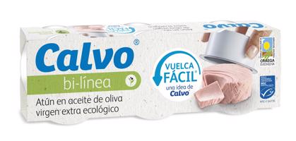 Calvo Tuňák v extra panenském olivovém oleji BIO 3x65 g