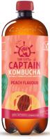 Captain Kombucha broskev BIO 1000 ml