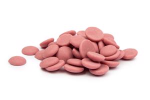 ČERVENÉ ČOKOLÁDOVÉ ČOČKY 47,3% - červená čokoláda, 1000g