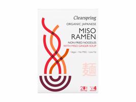 Clearspring Miso Ramen japonská nudlová polévka se zázvorem BIO 2 x 105 g