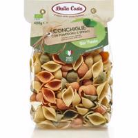 Dalla Costa Semolinové těstoviny BIO tricolore Conchiglie 400 g