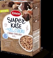 Emco Super kaše 2 druhy čokolády 3x55 g