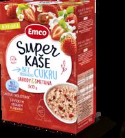 Emco Super kaše jahody a smetana 3x55 g