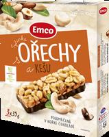 Emco Tyčinka Ořechy a kešu 3x35 g