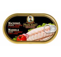 Franz Josef Kaiser Makrela filety Salamina v oleji a tomatě 170 g