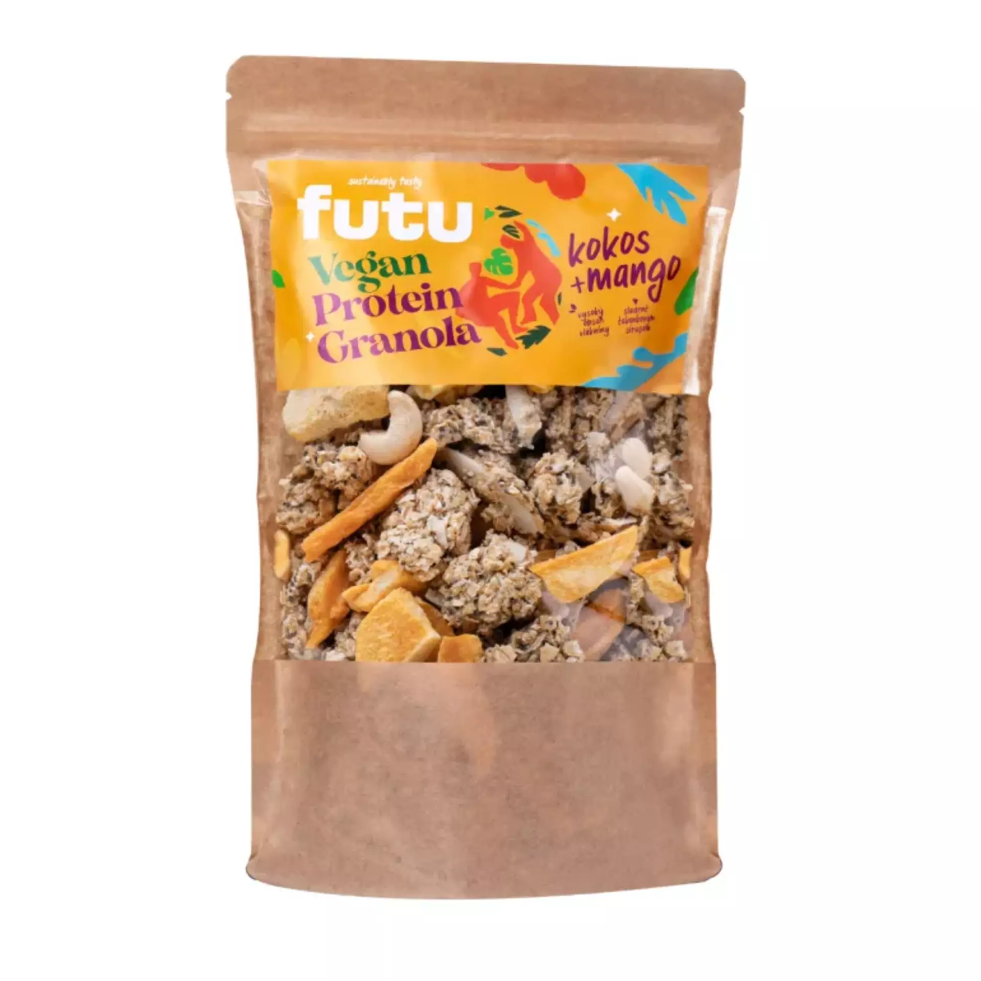 Futu Proteinová granola s kokosem a mangem vegan 350 g