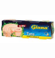 Giana Tuňák v oleji 3 x 80 g