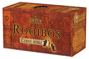 Grešík Rooibos černý rybíz 20 sáčků