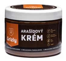 GRIZLY Arašídový krém s belgickou čokoládou 500 g