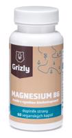 GRIZLY Magnesium bis-glycinát + vitamin B6 60 kapslí