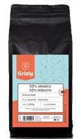 GRIZLY Pražená zrnková káva 50/50 Aroma Gold 1000 g