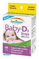 Jamieson Baby-D™ Vitamín D3 400 IU kapky 11,7 ml kapky