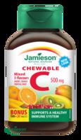 Jamieson Vitamín C 500 mg tablety na cucání mix tří ovocných příchutí 120 tablet