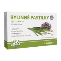 MedPharma Bylinné pastilky bez cukru, s jitrocelem 36 pastilek