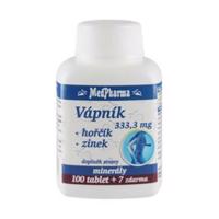 MedPharma Vápník 333,3 mg+hořčík+zinek 107 tablet