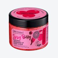 Natura Siberica Skin Evolution přírodní zahřívací tělový peeling Spicy Berry 300 ml