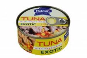 Nekton Tuňák kousky se zeleninou Exotic 170 g