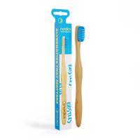 Nordics Bambusový zubní kartáček pro dospělé - modrá 1 ks
