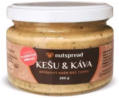 Nutspread Kešu máslo s kávou a vlašskými ořechy 250 g