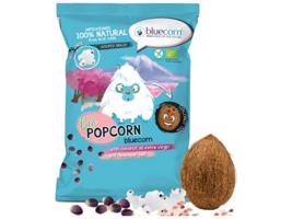 Popcrop Popcorn z modré kukuřice s himalájskou solí a extra panenským kokosovým olejem BIO 50 g