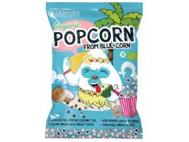 Popcrop Popcorn z modré kukuřice s himalájsou solí a extra panenským kokosovým olejem BIO 20 g