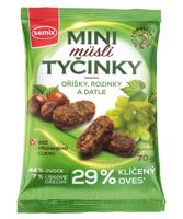 Semix Mini müsli tyčinky s oříšky bez lepku 70 g