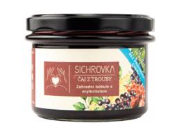 Sichrovka z přírody Pečený čaj - zahradní bobule s erythritolem 250 g