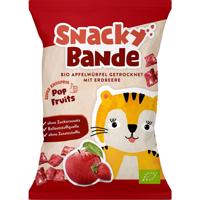 Snacky Bande Jablečné kostky jahoda BIO 14 g