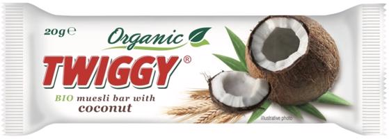Twiggy Müsli organic s kokosem 20 g BIO