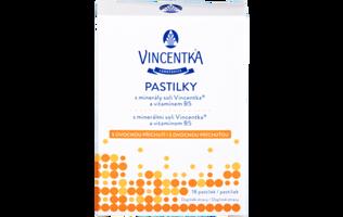 VINCENTKA pastilky ovocné 18 tablet