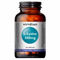 Viridian L-Lysine 30 kapslí
